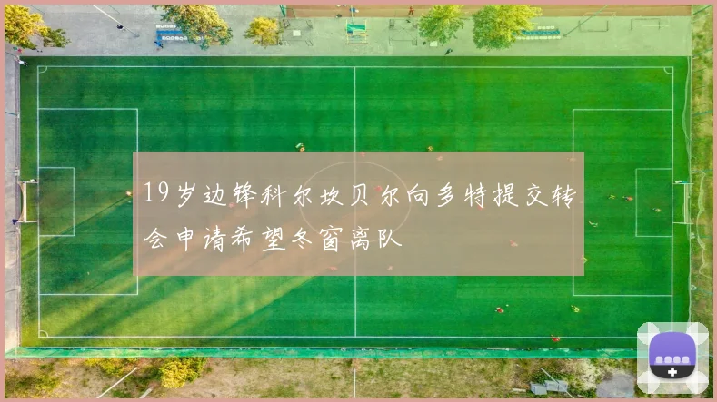 19岁边锋科尔坎贝尔向多特提交转会申请希望冬窗离队